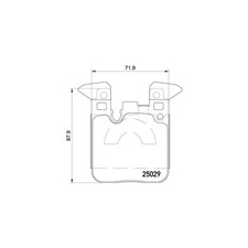 BREMBO P 06 087 Brake Pads Set