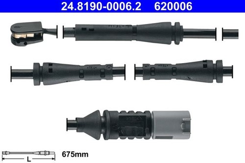 Brake pad sensor - pad, for
