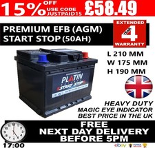 Type 012 EFB AGM STOP START