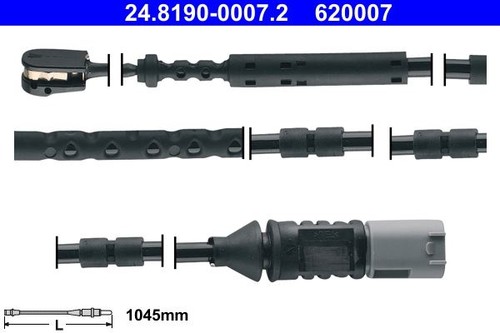 Brake pad sensor for - brake, 4
